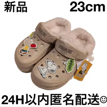 새상품 23 스누피 보아 샌들 남녀 공용