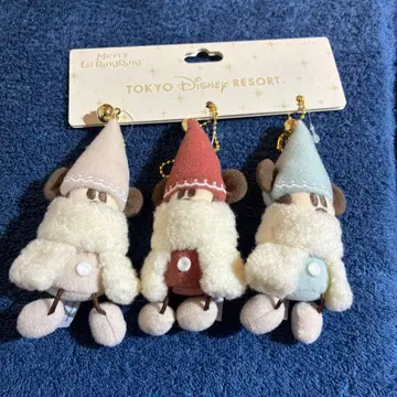 디즈니 크리스마스 릴린린 봉제 인형 참 세트