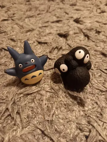 중토토로와 검댕이 요정 피규어 세트 손가락 인형