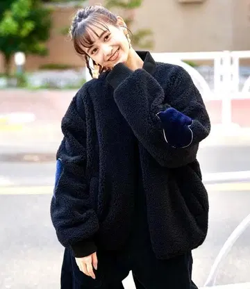 밀크페도 컨디션 최상 완판레어! 하트와펜 로고 퍼 플리스 MA-1