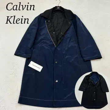J598 미사용 새상품 S 캘빈클라인 롱 코트 남성용