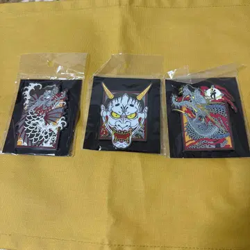 용과 같이 문신 핀 배지 새상품 3개 세트