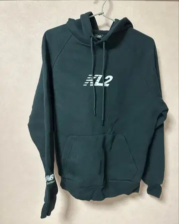 뉴발란스 KL2 블랙 후드티 맨투맨 s 사이즈