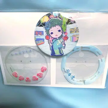 [ 미개봉 미사용 ] 라키오 캔뱃지 여름 축제