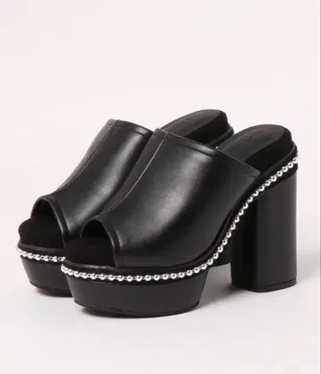 마후모후 볼 체인 통굽 샌들 S