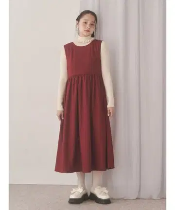 merry jenny 백 리본 원피스 레드