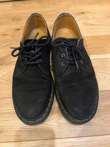 닥터마틴 블랙 스웨이드 캐주얼 슈즈 26cm