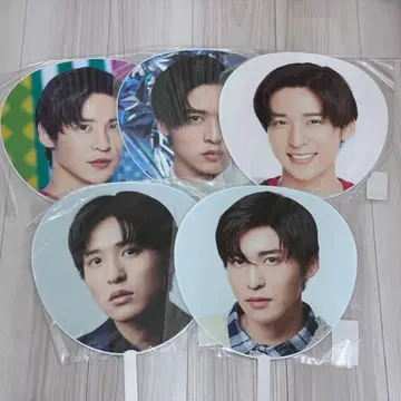 Snow Man 메구로 렌 부채 5세트