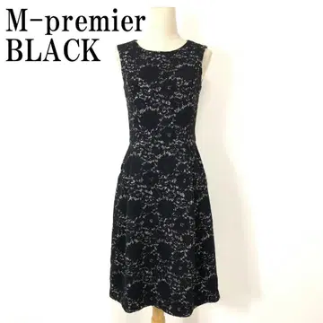 M-premierBLACK 슬리브리스 원피스 블랙 36 B887