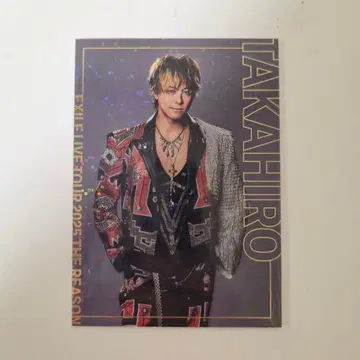 TAKAHIRO 시크릿 THE REASON 포토 카드 트레이딩 카드
