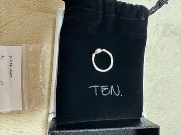 TEN. 실버 볼 반지 03
