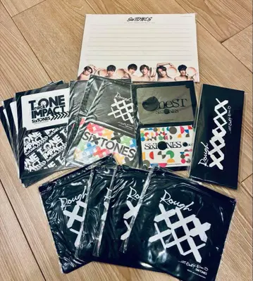 SixTONES 굿즈 반창고, 스티커, 메모, 레터 세트