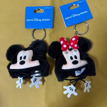 [ 미사용 새상품 ] 키체인 팬캡 미키 미니 키링 2개