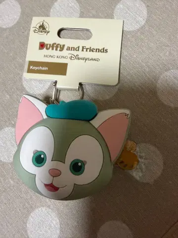 홍콩 디즈니랜드 더피 키링 실리콘 코인 케이스