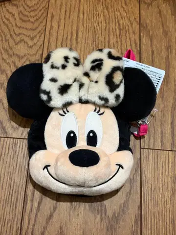 디즈니 레오파드 무늬 카드 케이스 파우치 미니