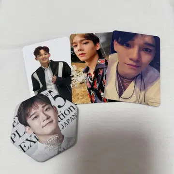 엑소 EXO 첸 트레이딩 카드 캔뱃지 세트