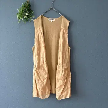 조르주레쉬 [M] 고급 내추럴 린넨 블렌드 도킹 롱베스트