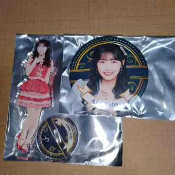 사토 키세 AKB48 2025 봄 콘 랜덤 아크릴 스탠드 캔 배지