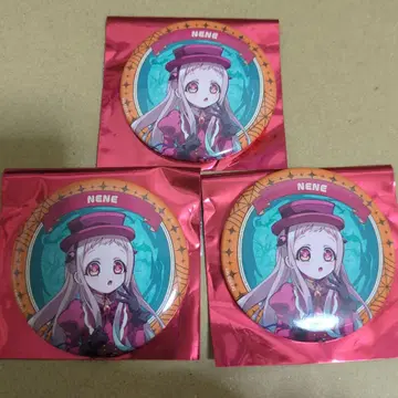 지박소년 하나코군 아모크레이프 AmoCrepe 캔뱃지 네네 5개 세트