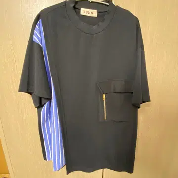 CULLNI 스트라이프 콤비네이션 티셔츠