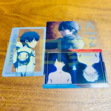 알드노아 제로 마루이 POP UP SHOP 이나호 클리어 카드 3종