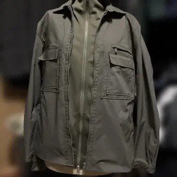 논네이티브 NN-SJ3802 밀리터리 셔츠 자켓 풀 집업
