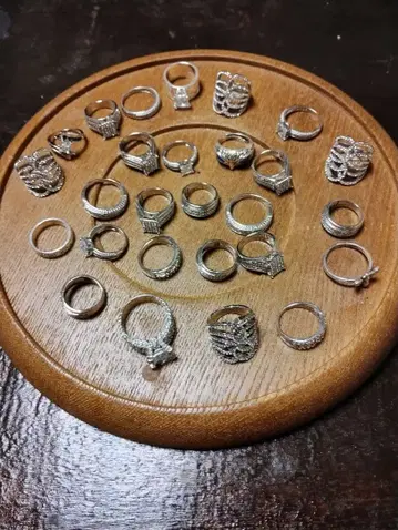 실버 반지 각인 925 27개