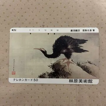 사용 완료 전화 카드 하야시바라 미술관 전화 카드 50