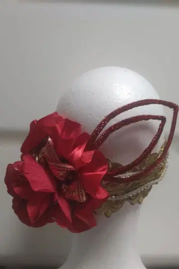 다카라즈카 무스메야쿠풍 머리 장식