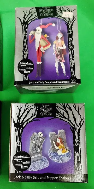 나이트메어 비포 크리스마스 잭 샐리 피규어 세트