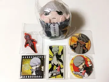 페르소나 Q2 P4 주인공 나루카미 유우 캔뱃지 등 굿즈 묶음 판매