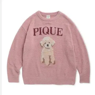 미사용 새상품 젤라또피케 토이 푸들 JQD 풀오버 핑크