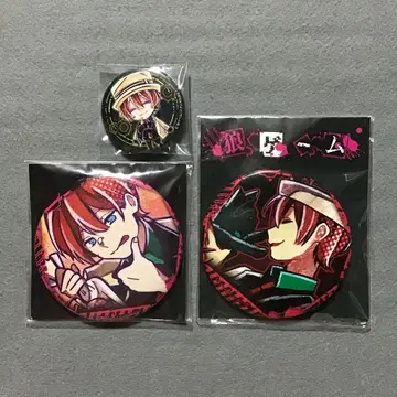 스튜디오 와사비 늑대 게임 소우시로 캔뱃지 세트