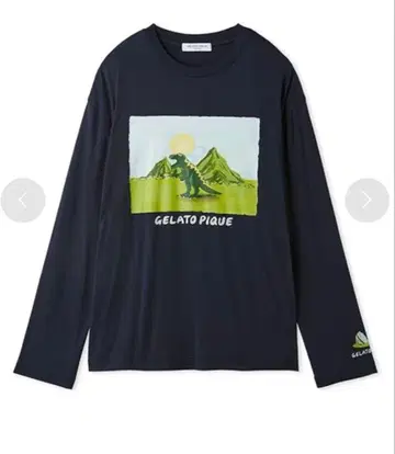 젤라또피케 옴 다이너소어 원포인트 롱T