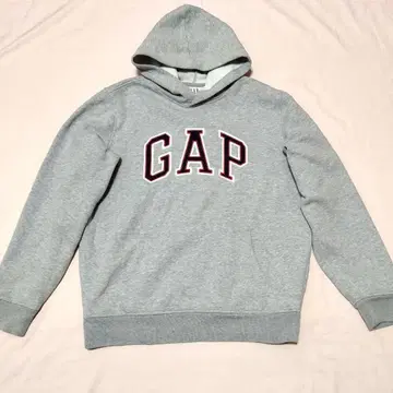 갭 올드갭 풀오버 후드티 그레이 멜란지 속기모 L