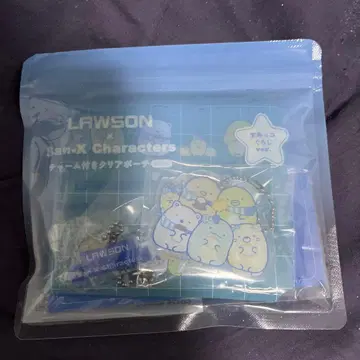 LAWSON 산엑스 캐릭터 클리어 파우치 세트