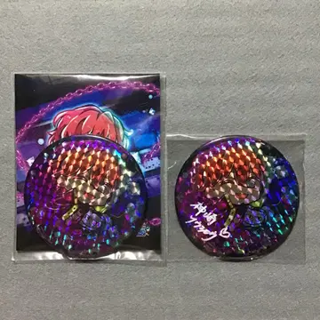 스튜디오 와사비 늑대 게임 소시로 리얼 이벤트 보상 캔뱃지 세트