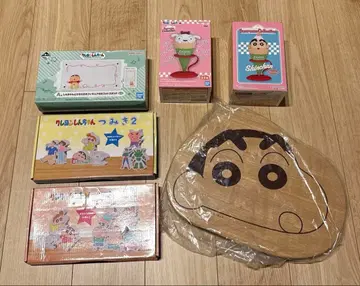 짱구는 못말려(크레용 신짱) 접이식 테이블 외 굿즈 세트