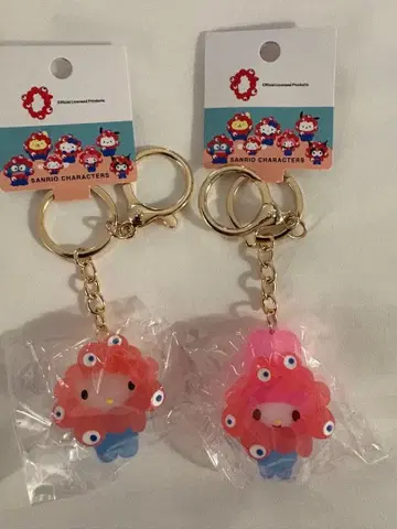 EXPO2025 산리오 미야쿠미야쿠 입체 마스코트 클리어 컬러 키링