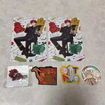 극락가 최애라 아름다운 최애 가게 포스카 헤어핀 스티커 아루마