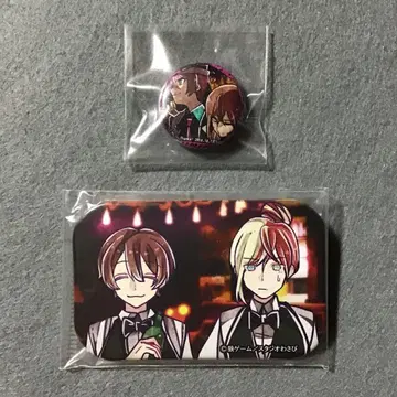 스튜디오 와사비 늑대 게임 소시로 츠바키 캔뱃지 세트