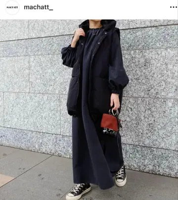 machatt 마차트 피치 스킨 오렌지 원피스