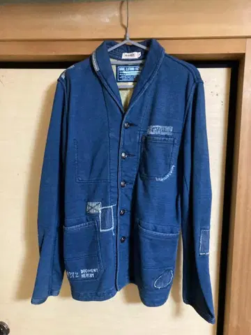 AVIREX 패치워크 커버올 자켓 M 사이즈