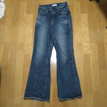 MOUSSY 부츠컷 데님 다크 블루