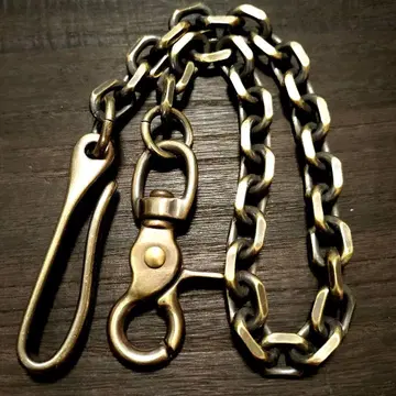 놋쇠 훈증 팥 12mm 지갑 체인 빈티지 브라스 낚시 바늘