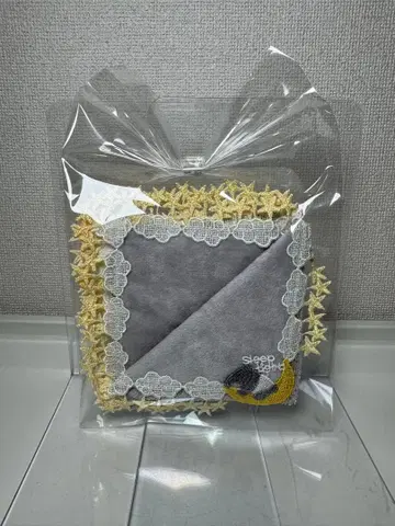 치카자와 레이스 손수건 레어 완판템! 미사용 새상품 꿈 먹는 바쿠 그레이