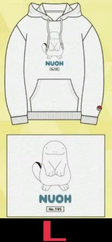 포켓몬스터 포켓몬  맨투맨 트레이닝복 후드티 L