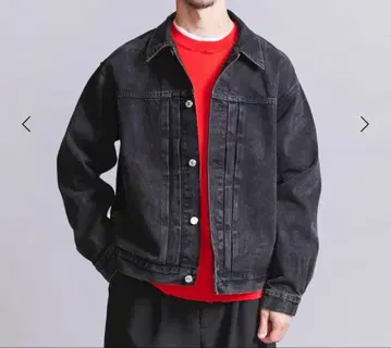 BEAUTY&YOUTH 블랙 데님 자켓