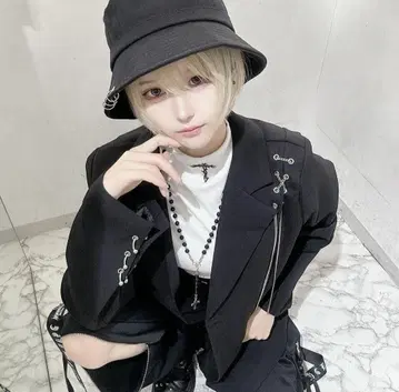 VOLCAN&APHRODITE 비대칭 테일러드 자켓 S