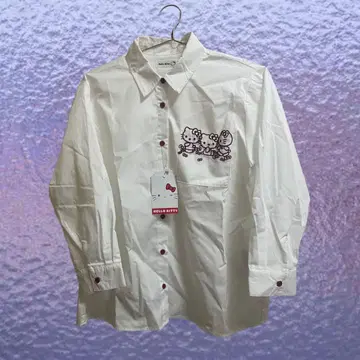 아베일 헬로키티 자수 블라우스